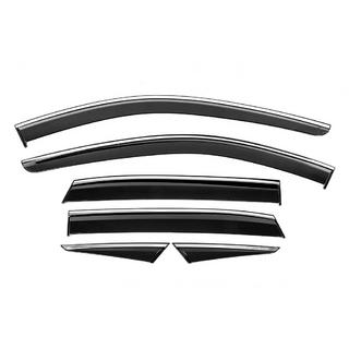 Deflectores de ventana con moldura cromada Niken Luxury (6 uds) Nissan Qashqai 2021- foto 1