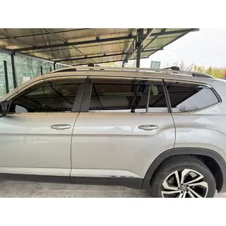 Deflectores de ventana con moldura cromada Niken Luxury (6 uds) foto 4