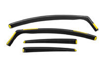 Ford Focus III 2011-2017 Deflectores de ventana insertables Niken Luxury (SD/HB, 4 uds) foto 2