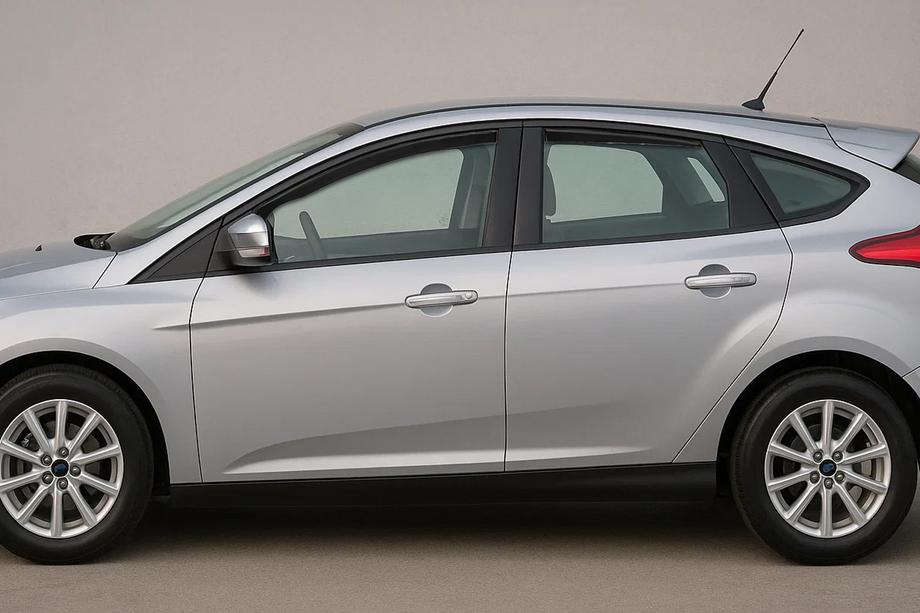 Ford Focus III 2011-2017 Deflectores de ventana insertables Niken Luxury (SD/HB, 4 uds) Image