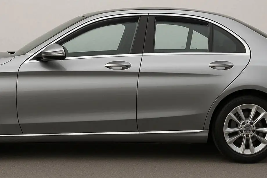 Mercedes C-class W205 2014-2021 Deflectores de aire encastrables Niken Luxury (4 uds) Foto 1