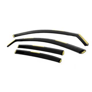 Deflectores de viento encastrables Niken Luxury (SD, 4 uds) Skoda Octavia II A5 2006-2010 foto 2