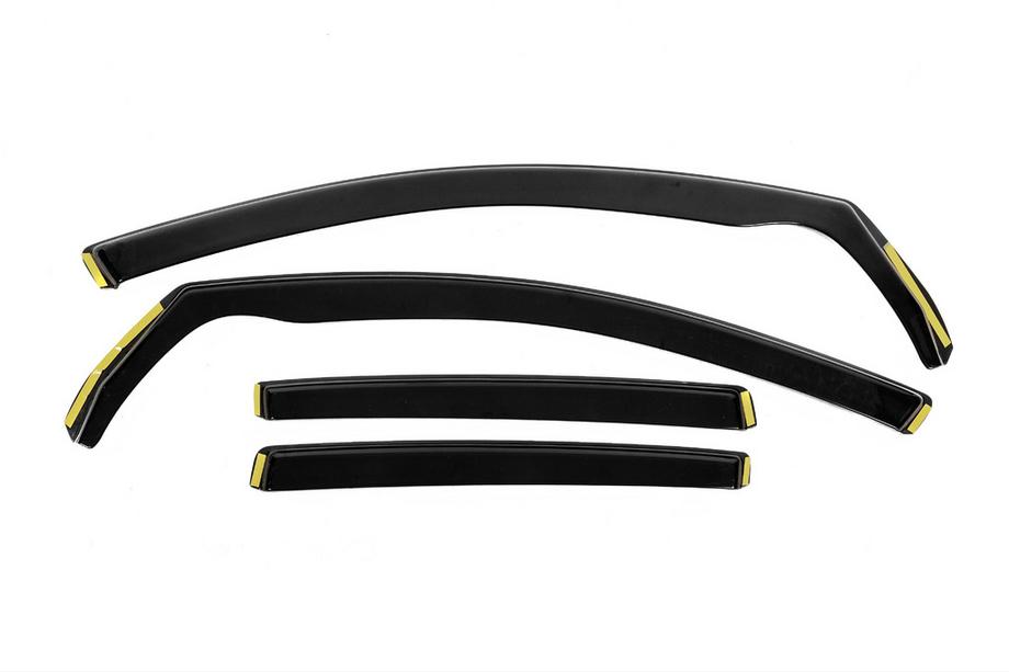 Volkswagen Golf 6 2008-2014 Deflectores de viento insertables Niken Luxury (HB, 4 uds) Image