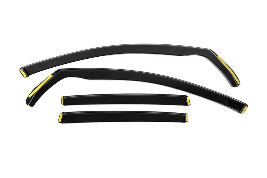 Volkswagen Golf 5 2003-2009 Deflectores de viento insertables Niken Luxury (HB, 4 uds) Image