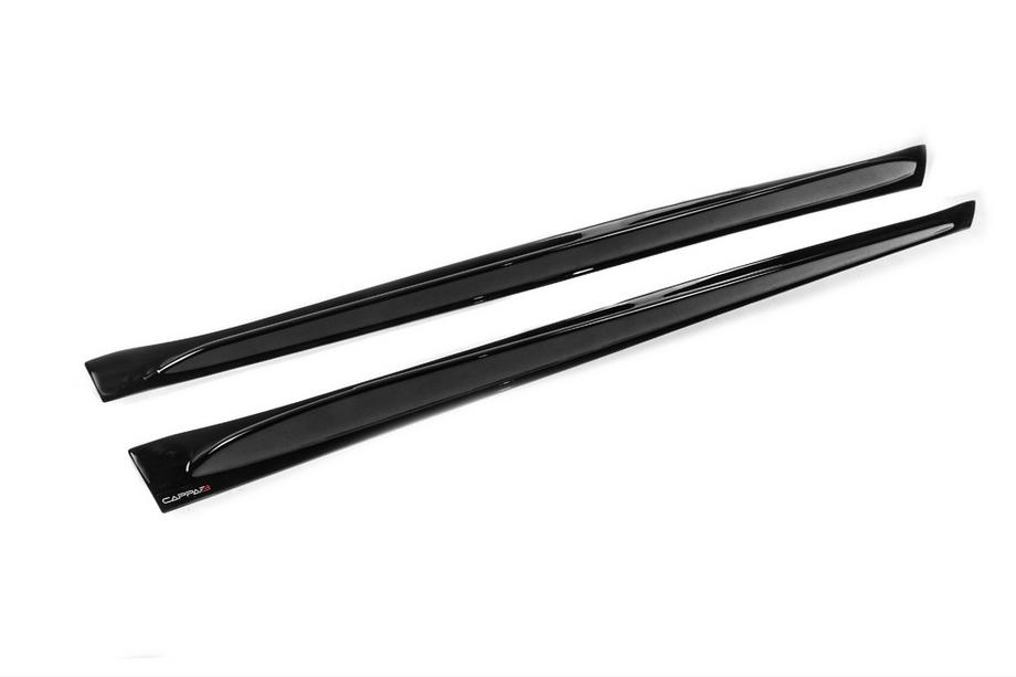 Seat Leon 2020- Cubiertas de faldones laterales EuroCap (2uds, negras) Foto 2