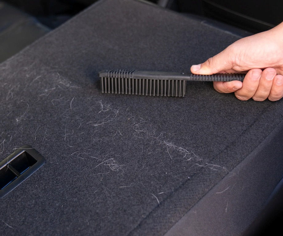 Trucos para limpiar el pelo de las mascotas en el coche
