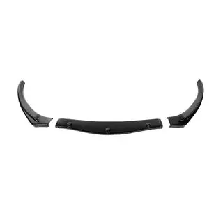 Splitter delantero DPT (ABS, negro brillo, 3 piezas) foto 2
