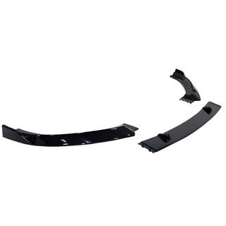Splitter delantero DPT V-1 (Negro Brillante, 3 piezas) Audi A3 2012-2020