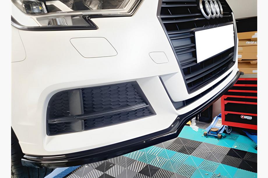 Audi A3 2012-2020 Lip delantero DPT V-2 (Negro Brillante) Image
