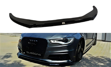 Audi A5 2007-2015 Lip Frontal DPT (para S-Line, 2011-2015, Negro Brillante) foto 4