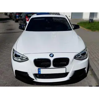 Splitter delantero DPT V-1 (Para M Performance, Negro Brillante, 2 piezas)