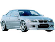 BMW 3 Series E46 1998-2006 Lip delantero DPT (para Hamman, negro brillo) foto 2