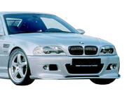 BMW 3 Series E46 1998-2006 Lip delantero DPT (para Hamman, negro brillo) foto 3