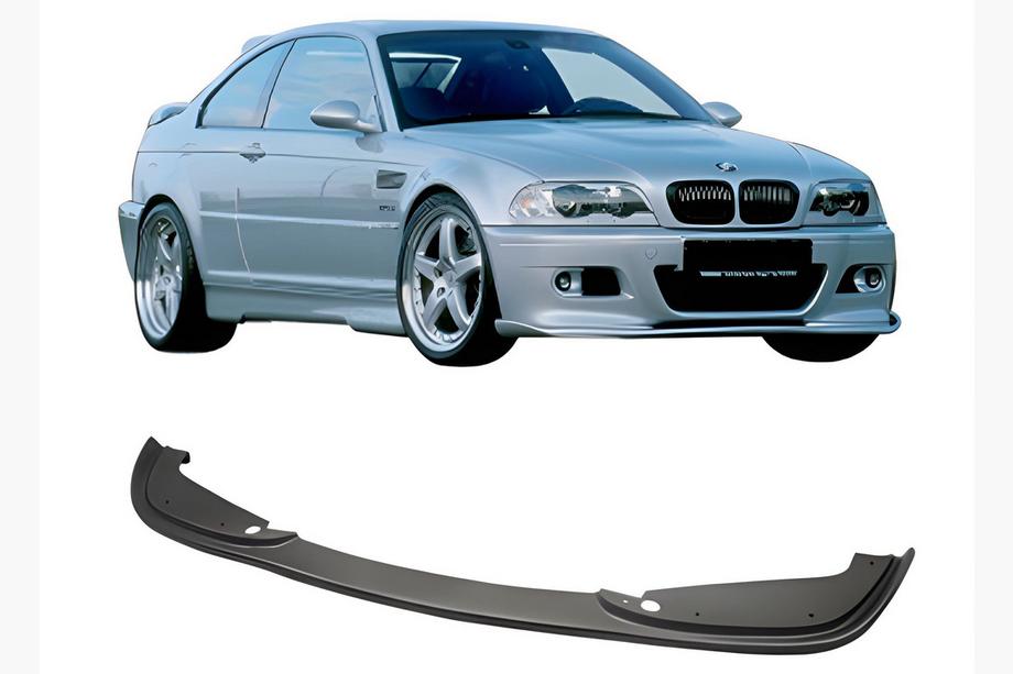 BMW 3 Series E46 1998-2006 Lip delantero DPT (para Hamman, negro brillo) Image
