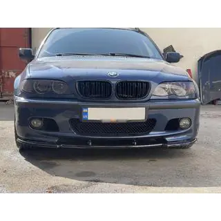 Lip delantero DPT V-1 (Para M Sport, Negro Brillante)