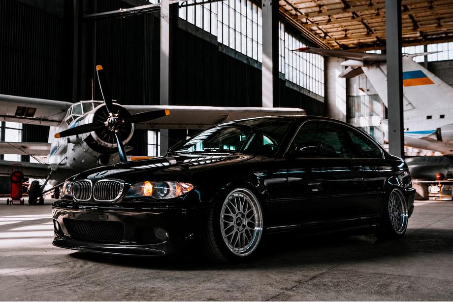 BMW 3 Series E46 1998-2006 Lip delantero DPT V-2 (Para M Sport, Negro Brillante) Foto 3