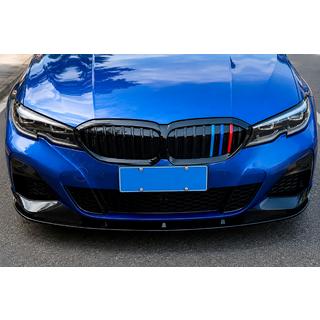 Lip delantero DPT V-2 (Para M Technic, Negro Brillante) BMW 3 Series G20/G21 2018- foto 2