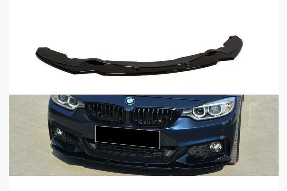 BMW 4 Series F32/F33/F36 2012-2020 Splitter delantero DPT V-2 (para M-Sport, negro brillo) Foto 4