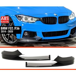 Lip delantero DPT V-4 (para M Technic, Negro Brillante) BMW 4 Series F32/F33/F36 2012-2020