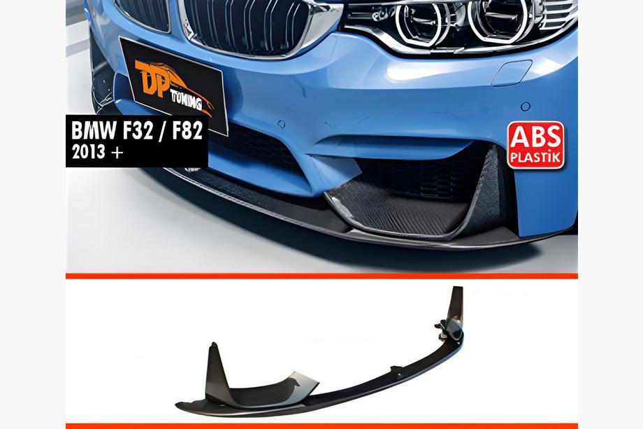 BMW 4 Series F32/F33/F36 2012-2020 Lip delantero DPT V-5 (Para M4, Negro Brillante) Foto 1
