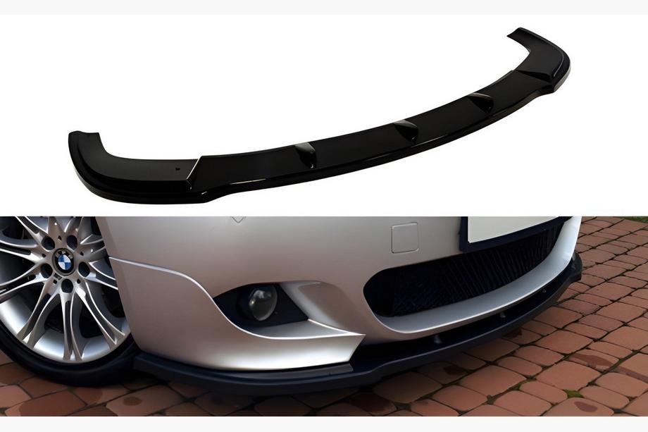 BMW 5 Series E60/E61 2003-2010 Lip delantero DPT (para M Technic Max Hamann negro brillo) Foto 1