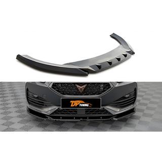 Splitter delantero DPT (para Cupra, negro brillante) Seat Leon 2020-
