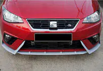 Seat Ibiza 2010-2017 Lip delantero DPT V-2 (Negro Brillante) foto 4