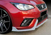 Seat Ibiza 2010-2017 Lip delantero DPT V-2 (Negro Brillante) foto 11