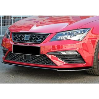 Splitter delantero DPT (Cupra, 2017-2020, negro brillo) Seat Leon 2013-2020 foto 1