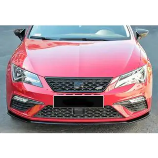 Splitter delantero DPT (Cupra, 2017-2020, negro brillo) foto 2