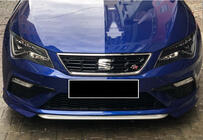 Seat Leon 2013-2020 Lip delantero DPT V-1 (2017-2020, Negro Brillante) foto 2