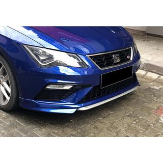Lip delantero DPT V-1 (2017-2020, Negro Brillante) Seat Leon 2013-2020 foto 1