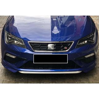 Lip delantero DPT V-1 (2017-2020, Negro Brillante) Seat Leon 2013-2020 foto 2
