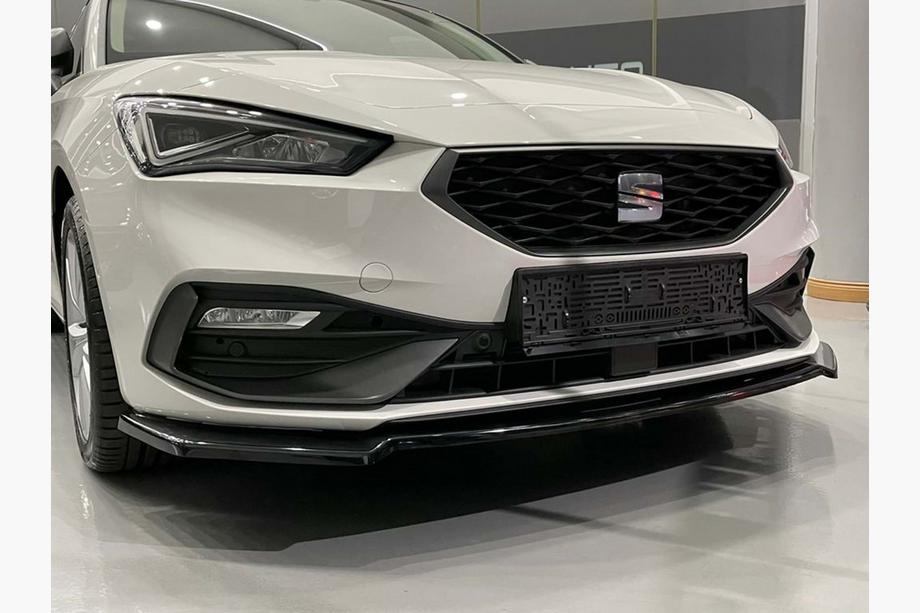 Seat Leon 2020- Lip delantero DPT V-2 (Negro Brillante) Foto 4