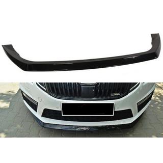 Lip delantero DPT V-3 (2013-2017 RS, Negro Brillante) Skoda Octavia III A7 2013-2019 foto 1