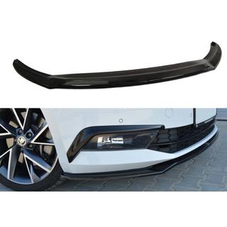 Lip delantero DPT V-2 (2015-2020, Negro Brillante) Skoda Superb 2015-2024 foto 1