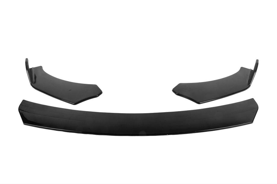 Splitter delantero universal DPT V-4 (ABS, negro brillante) Foto 3