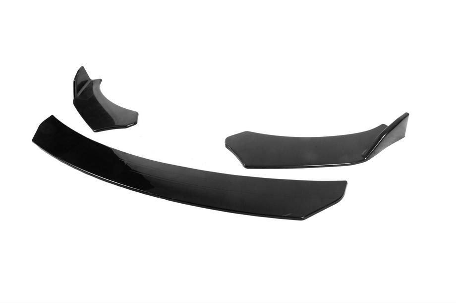 Splitter delantero universal DPT V-4 (ABS, negro brillante) Foto 2