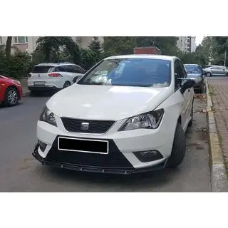 Splitter delantero universal DPT V-5 (ABS, negro brillo) foto 1