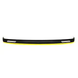 Splitter delantero universal DPT Yellow V-1 (ABS, negro brillo)
