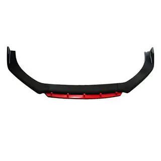 Lip delantero universal DPT Red V-2 (ABS, negro brillo)