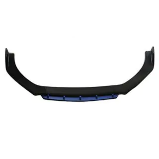 Lip delantero universal DPT Blue V-2 (ABS, negro brillo)
