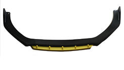 Splitter delantero universal DPT Yellow V-2 (ABS, negro brillante) foto 1