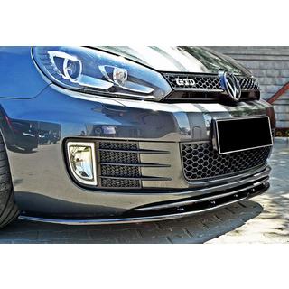 Lip delantero DPT V-2 (para GTI, Negro Brillante) Volkswagen Golf 6 2008-2014 foto 4