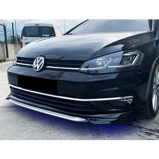 Lip delantero DPT V-1 (para parachoques original, 2017-2019, imprimado para pintar) Volkswagen Golf 7/E-Golf 2012-2020 foto 1