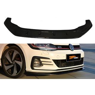 Splitter delantero DPT V-1 (para GTI, 2017-2019, negro brillo) Volkswagen Golf 7/E-Golf 2012-2020 foto 1