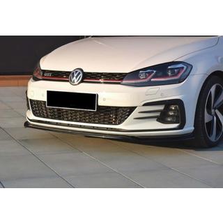 Splitter delantero DPT V-2 (para GTI, 2017-2019, negro brillo) Volkswagen Golf 7/E-Golf 2012-2020 foto 1