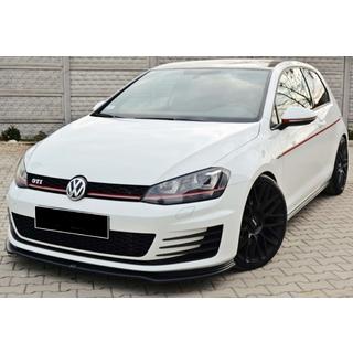 Splitter delantero DPT V-2 (para GTI, 2012-2017, negro brillo) Volkswagen Golf 7/E-Golf 2012-2020 foto 2