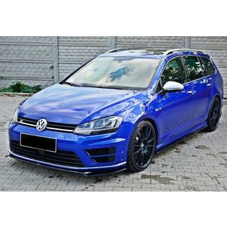 Splitter delantero DPT V-2 (para R / R-Line HB, 2012-2017, negro brillante) Volkswagen Golf 7/E-Golf 2012-2020 foto 1