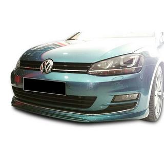 Lip delantero DPT V-2 (para parachoques original, 2012-2017, negro brillo) Volkswagen Golf 7/E-Golf 2012-2020 foto 2